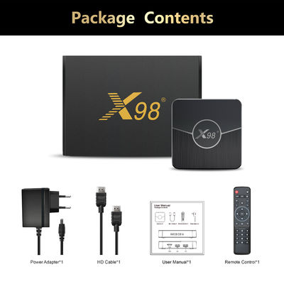 X98 Plus IPTV Set Top Box 4K Android 11 Wifi 2 Go 16 Go S905w2