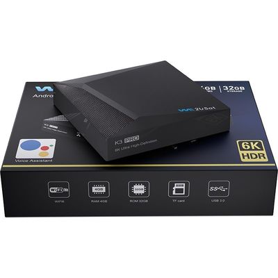 WE2U Sat K3 Pro IPTV Box Android Profitez des sports OEM sans frais mensuels