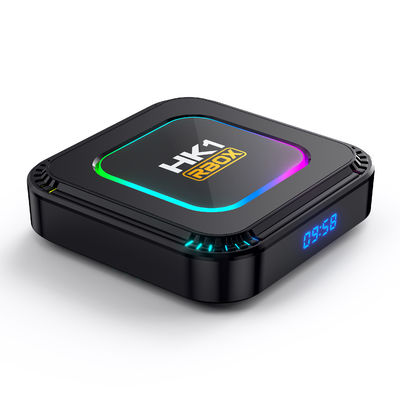 8K WiFi DIY IPTV Box Android 13.0 TV Box avec des lumières LED colorées